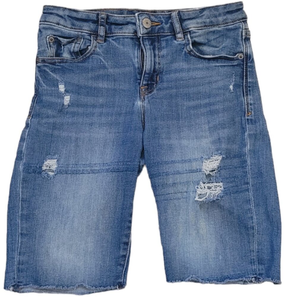 Girls Gap Denim Stretch Bermuda Shorts Size 12